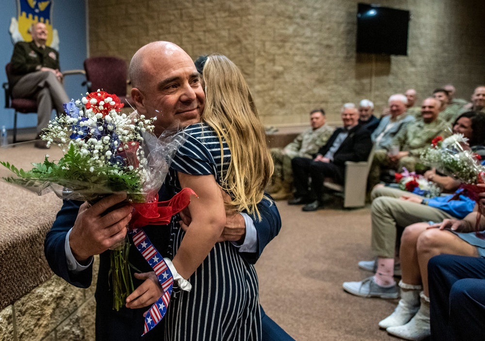 Maj. Gen. Gene Hughes retires