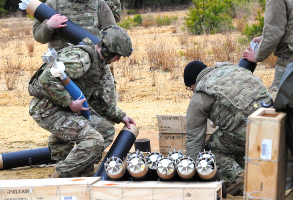 Range 59C- Mortar Live Fire - 1 BN 114 INF, 25 March 2023