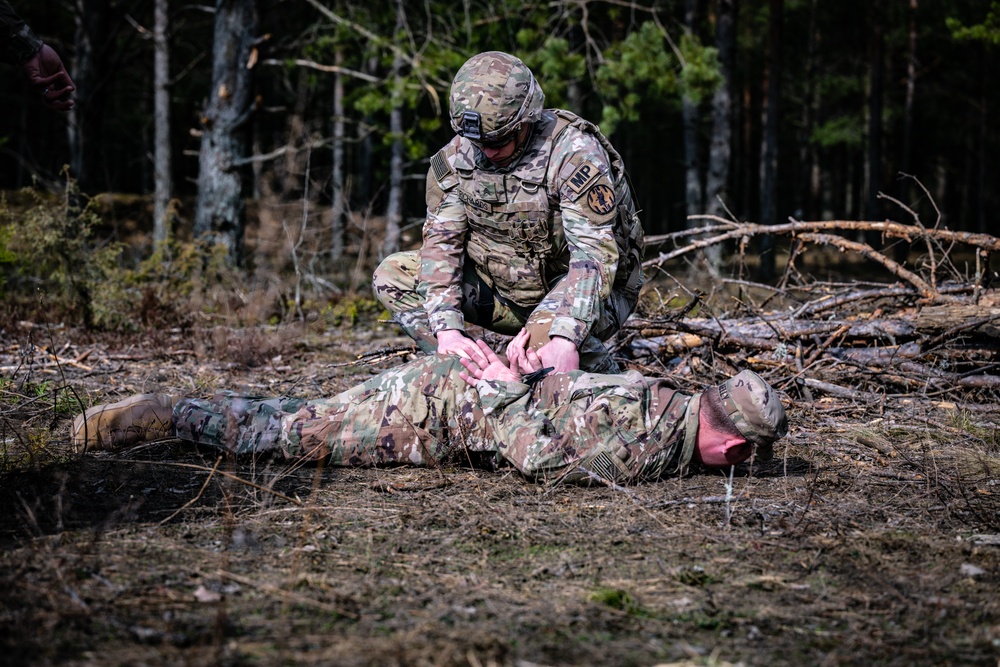 Military Police Detainee Exercise