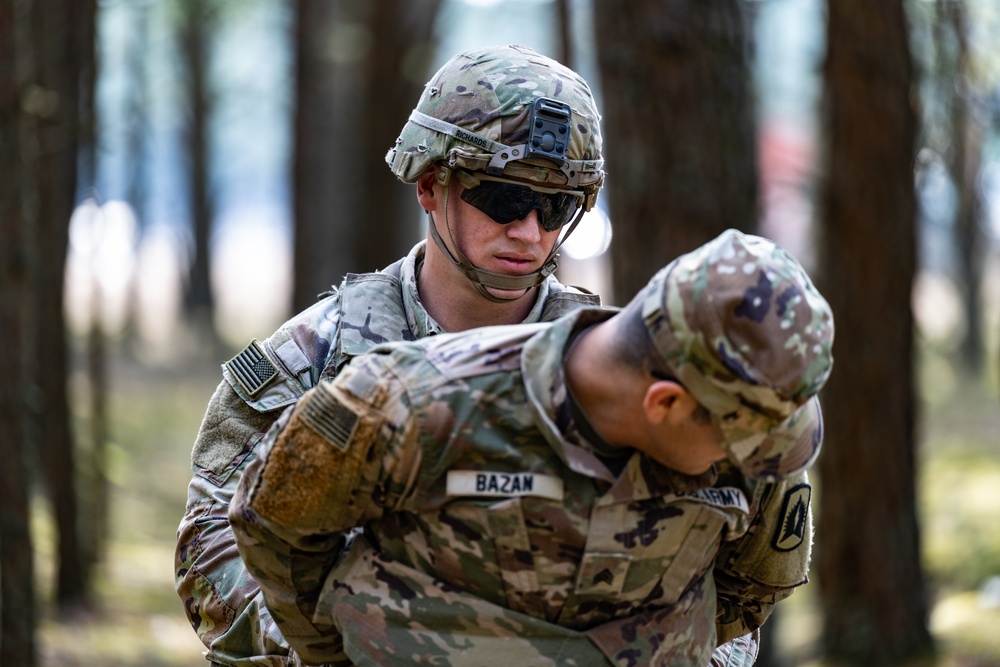 Military Police Detainee Exercise