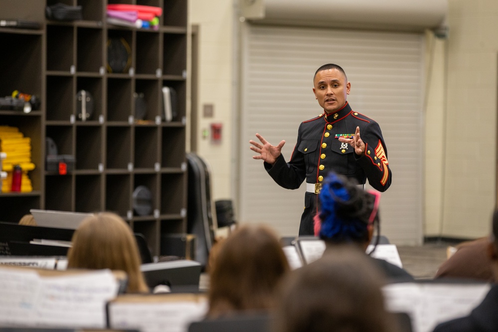 6th Marine Corps District Marines visit Northwest Rankin High School