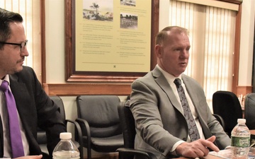 Garrison leadership meet with City school busing directors