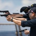 USS Milius (DDG 69) Conducts Live-Fire 9 mm Pistol Training