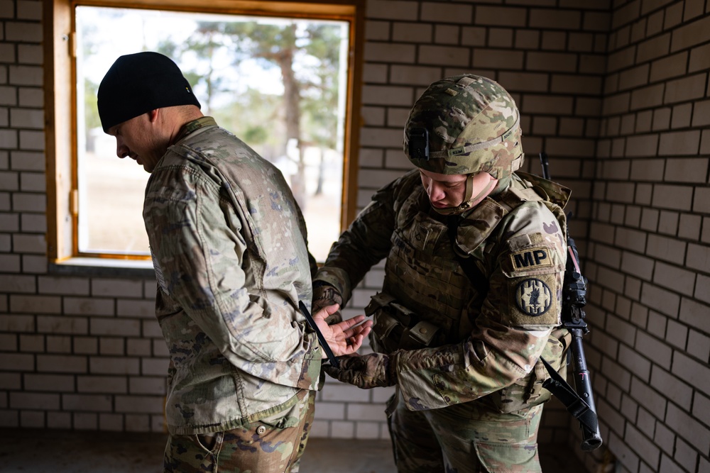 Military Police Detainee Exercise