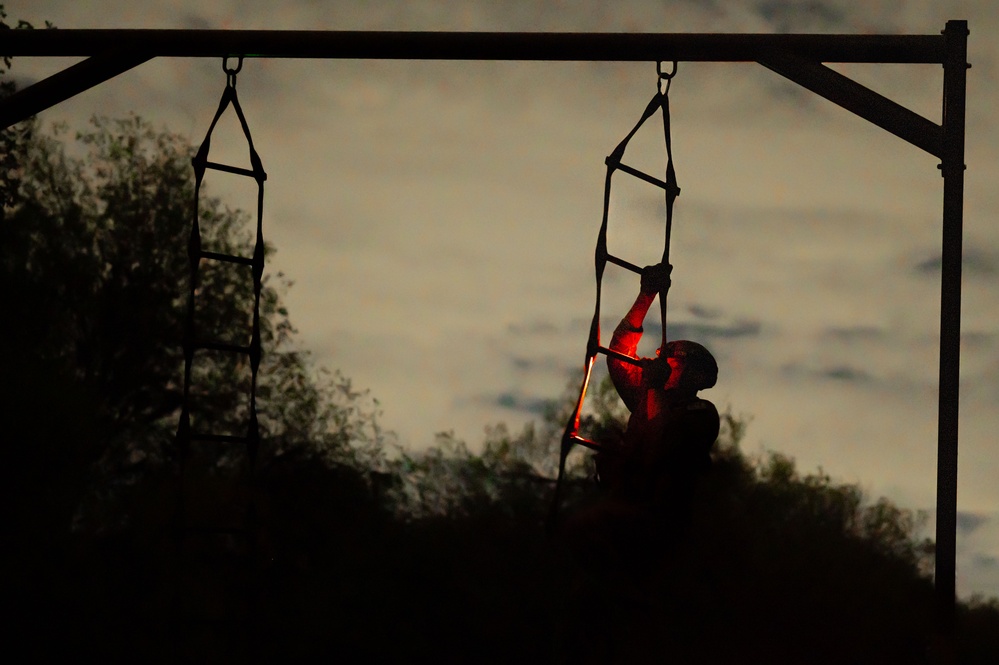 Special Warfare Candidates Run Obstacle Course