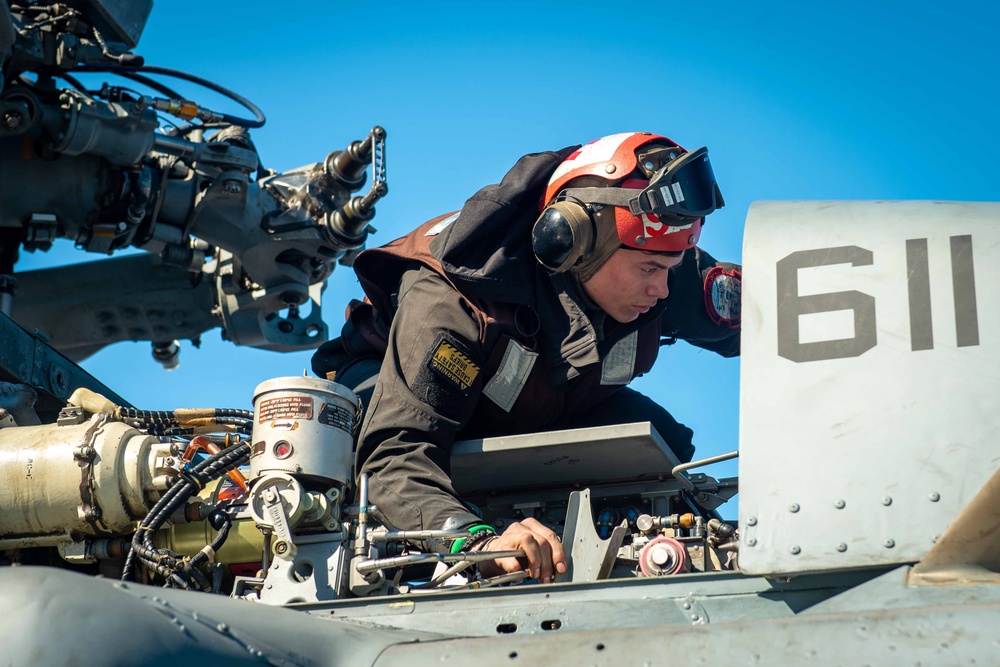 USS Carl Vinson (CVN 70) Sailors Conduct Flight Operations