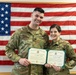 Two army band soldiers marry and reenlist together