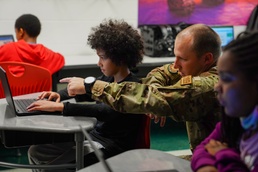 336th TRS instructors teach local 4th grade students programming