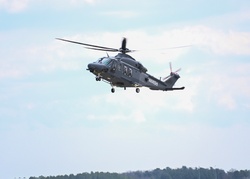 MH-139 Grey Wolf visits JBA