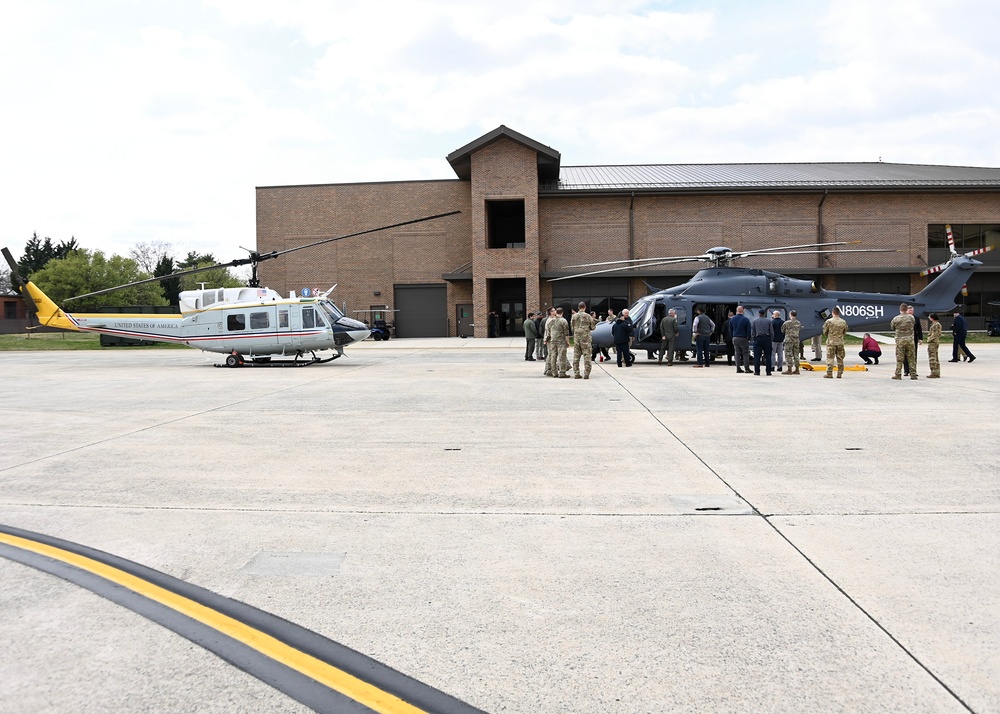 MH-139 Grey Wolf visits JBA