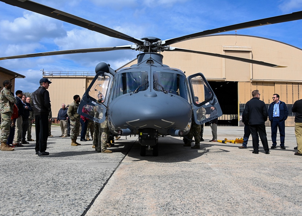 MH-139 Grey Wolf visits JBA