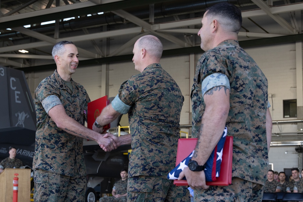 Master Sergeant Joshua S. Parson retires at MCAS Yuma