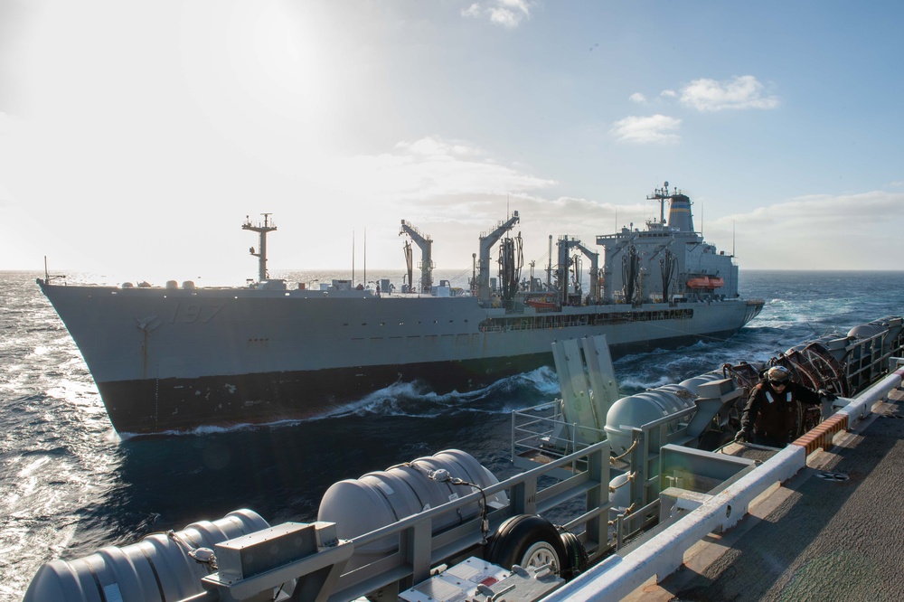 USS Carl Vinson (CVN 70) Sailors Conduct Replenishment-at-Sea