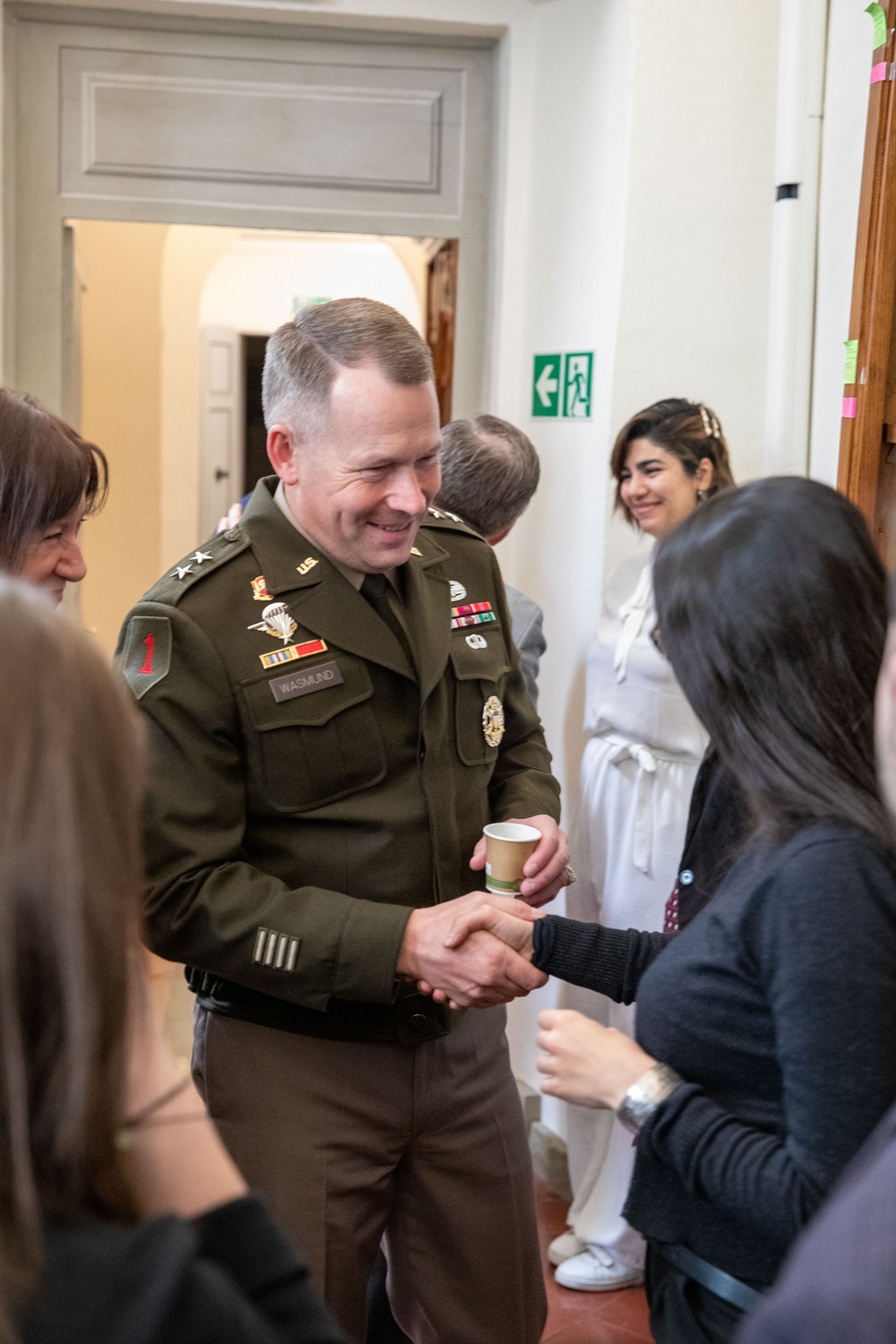 SETAF-AF CG visits Florence JMU campus