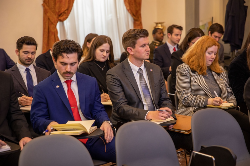 SETAF-AF CG visits Florence JMU campus