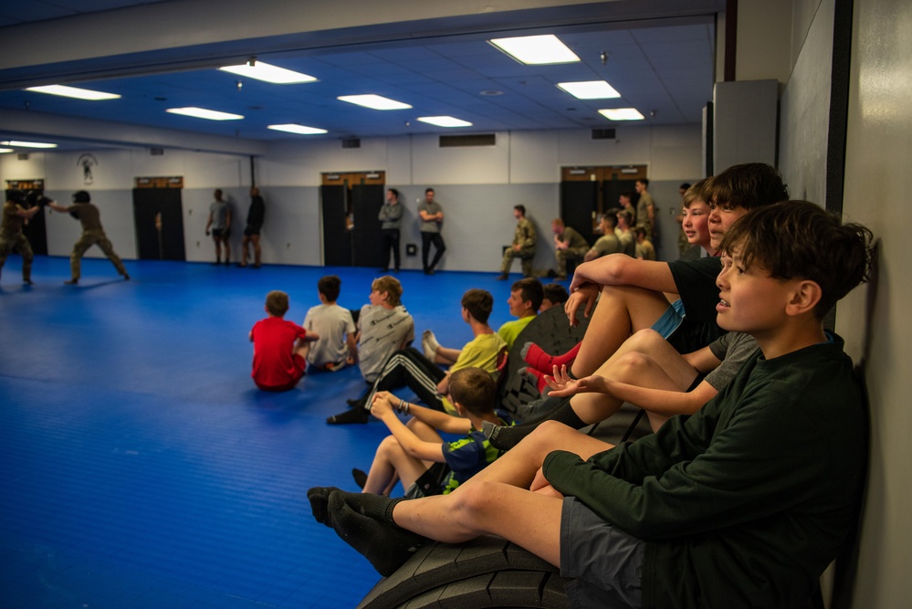 Boy Scouts Visit Special Warfare Training Wing
