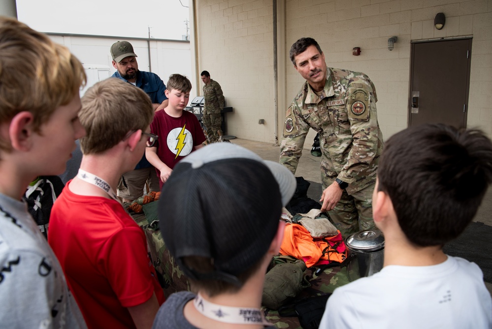 Boy Scouts Visit Special Warfare Training Wing