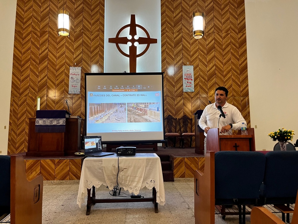 The US Army Corps of Engineers (USACE), Jacksonville District, Río Puerto Nuevo Flood Risk Management Project participates in a Community Meeting in March 2023