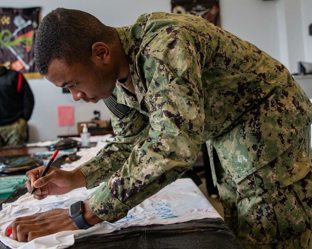 Recruit Training Command participates in the Clothesline Project for Sexual Assault Awareness and Prevention Month