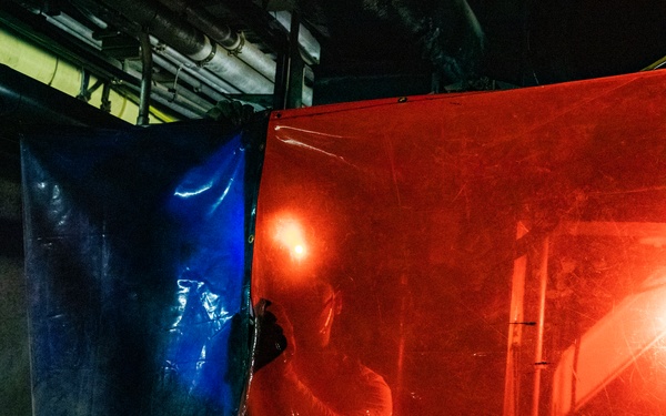 Contractors at Red Hill Bulk Fuel Storage Facility prepares for welding repairs