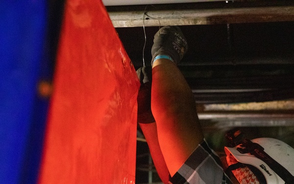 Contractors at Red Hill Bulk Fuel Storage Facility prepares for welding repairs