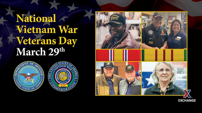 Army &amp; Air Force Exchange Service Thanks Heroes on National Vietnam War Veterans Day