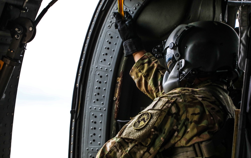 Navy SEALs conduct Fast Rope Insertion/Extraction System (FRIES) training with Guatemalan Naval Special Forces