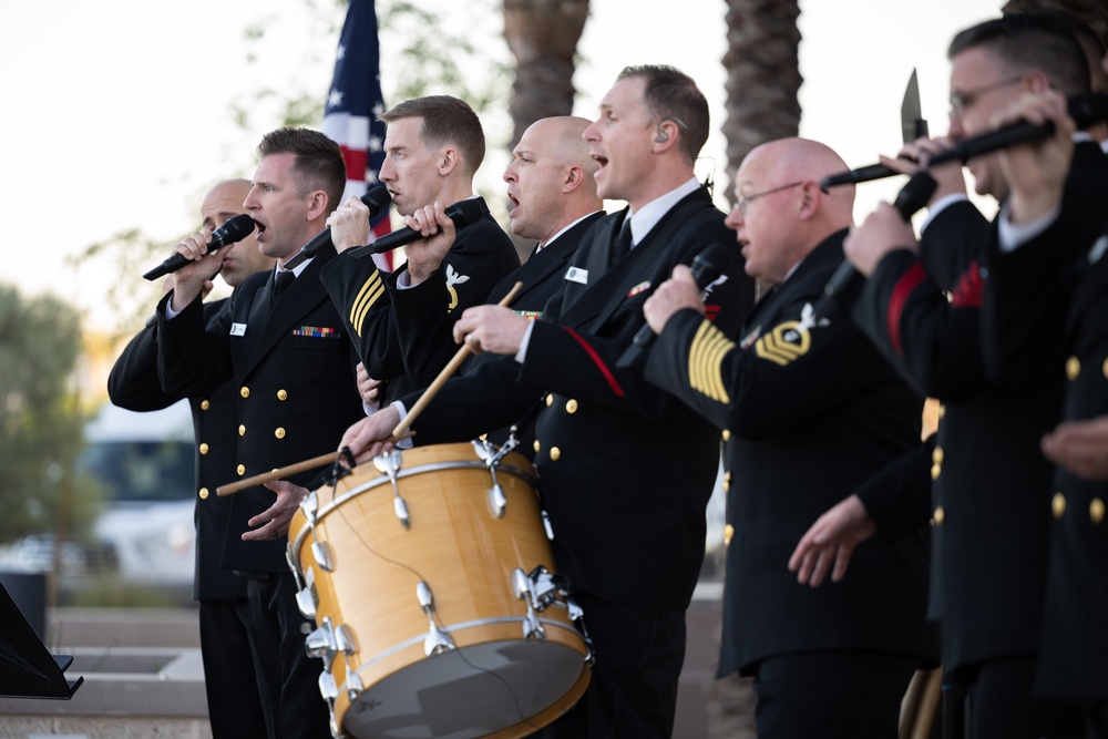 U.S. Navy Band Sea Chanters perform in Goodyear