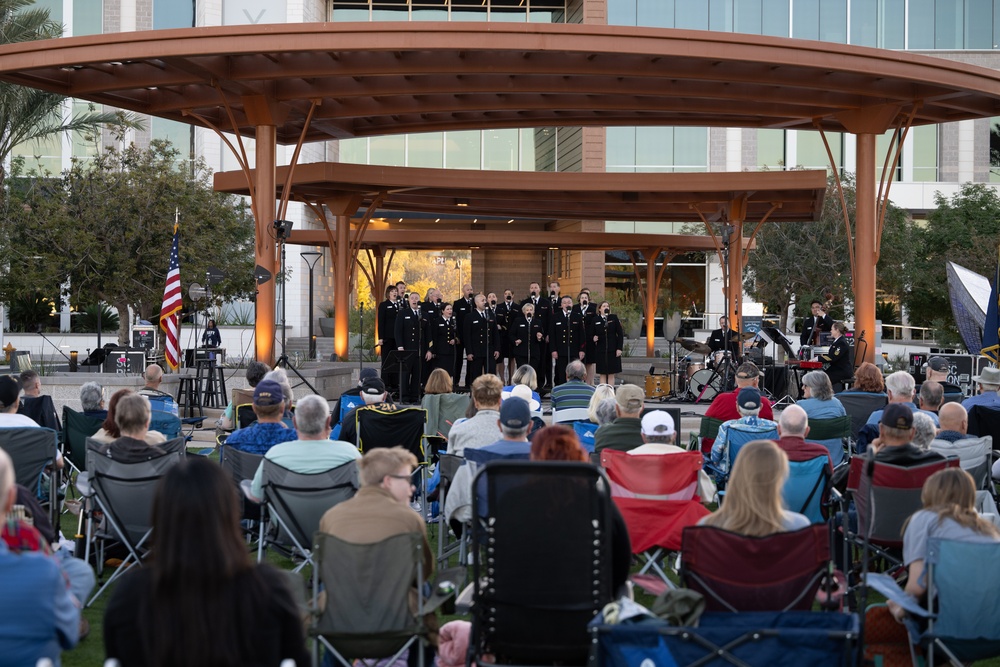 U.S. Navy Band Sea Chanters perform in Goodyear