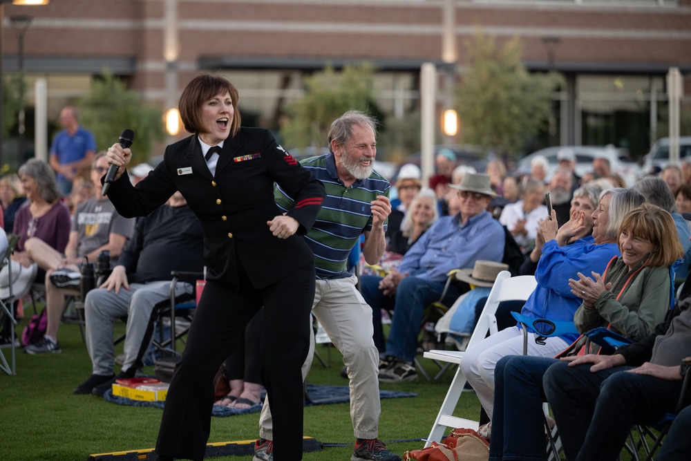 U.S. Navy Band Sea Chanters perform in Goodyear