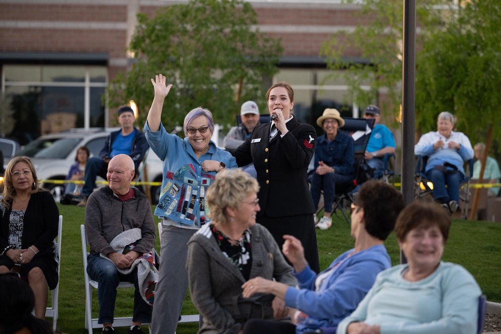 U.S. Navy Band Sea Chanters perform in Goodyear