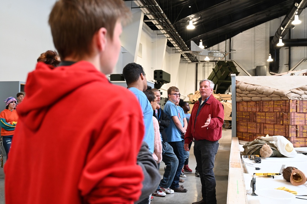 Hirschi High School visits Fort Sill Training Support Facility