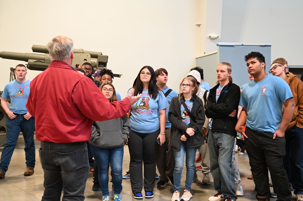 Hirschi High School visits Fort Sill Training Support Facility