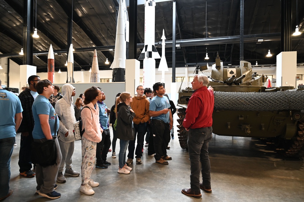 Hirschi High School visits Fort Sill Training Support Facility