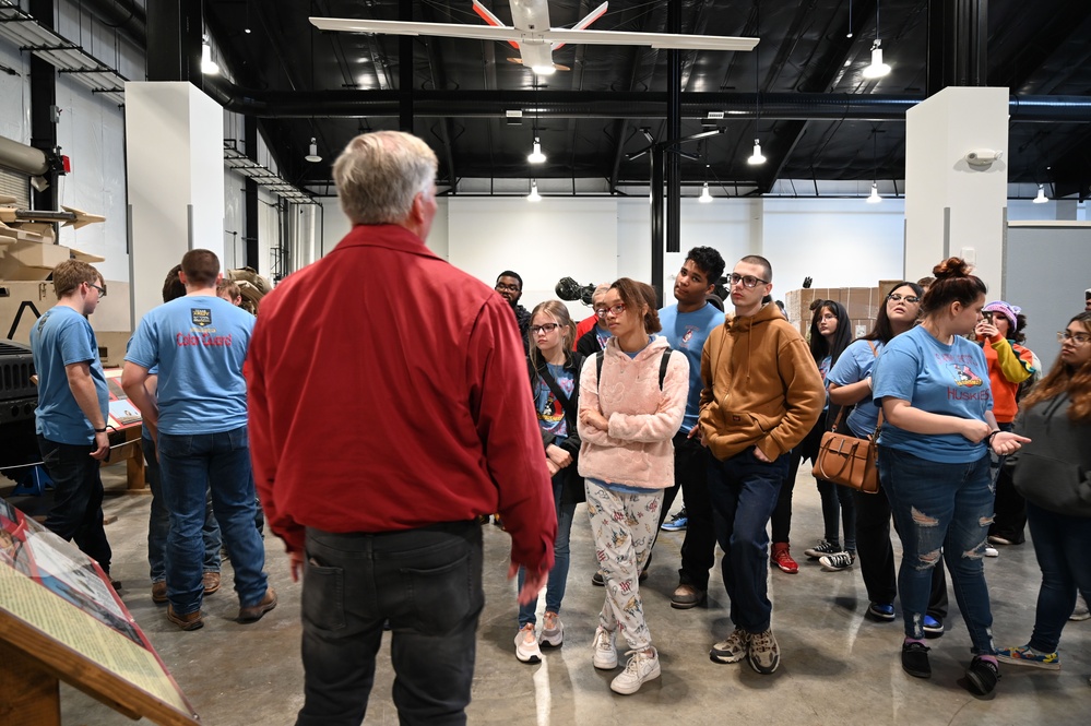 Hirschi High School visits Fort Sill Training Support Facility