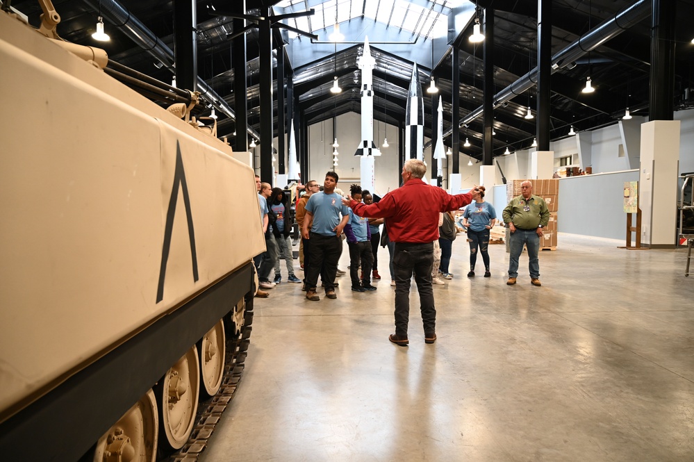 Hirschi High School visits Fort Sill Training Support Facility