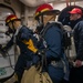 George Washington Sailors practice Firefighting Training on Deck