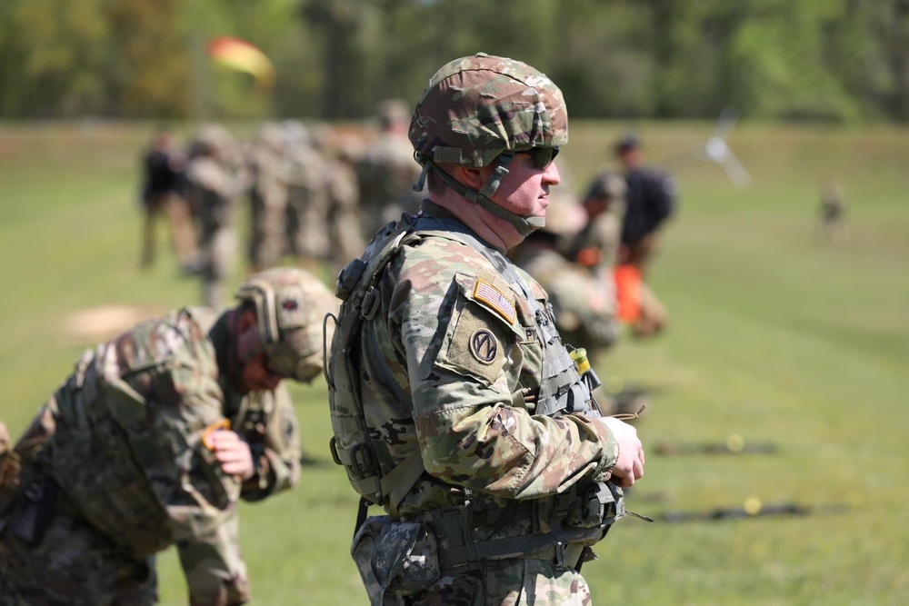 Soldiers prepare for another round of shots