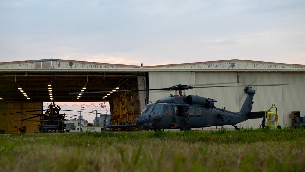 33rd RQS preps for night training