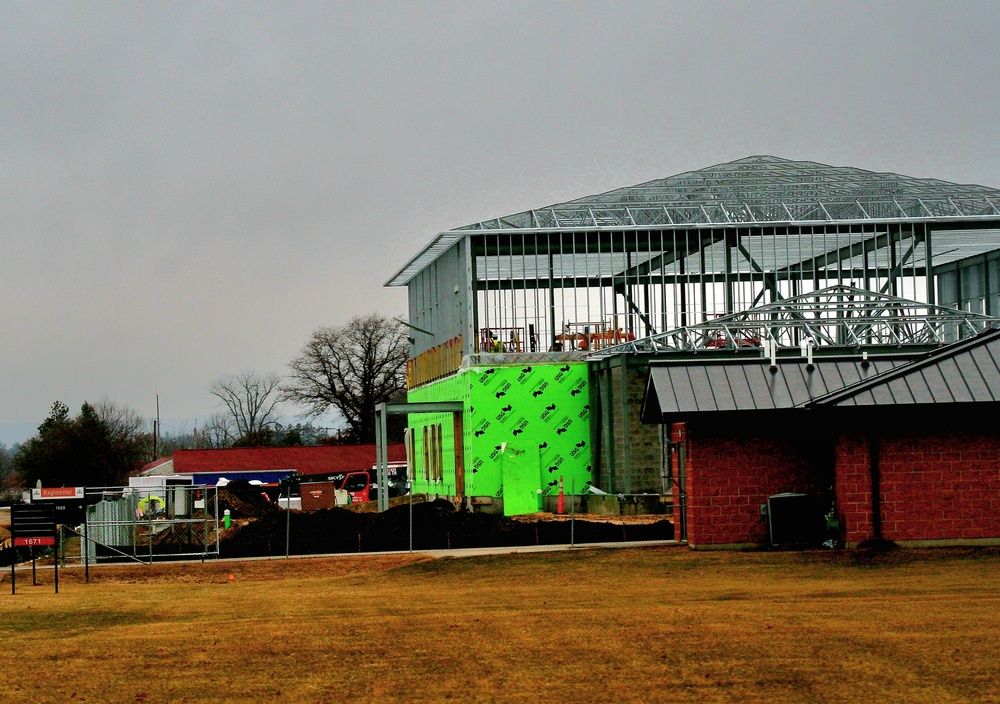 March 2023 construction operations of $11.96 million transient training brigade headquarters at Fort McCoy