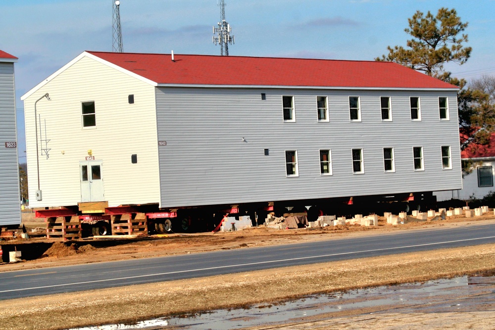 March 2023 construction operations of $11.96 million transient training brigade headquarters at Fort McCoy
