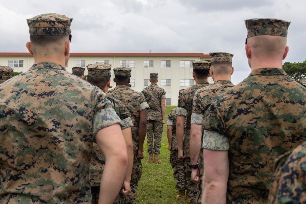 Sergeants Lead Formation for the 31st MEU