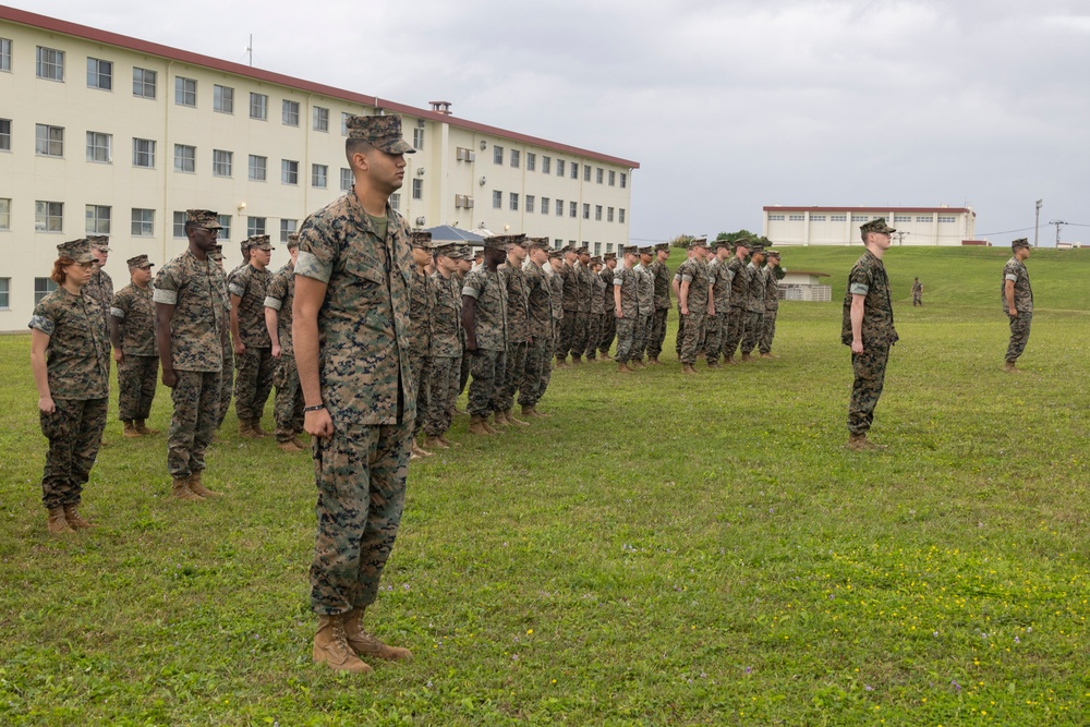 Sergeants Lead Formation for the 31st MEU