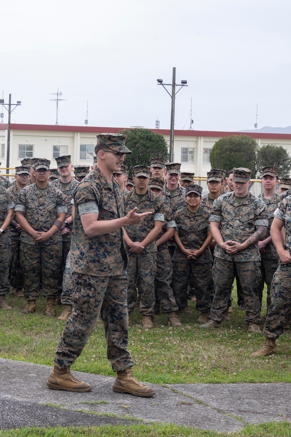 Sergeants Lead Formation for the 31st MEU