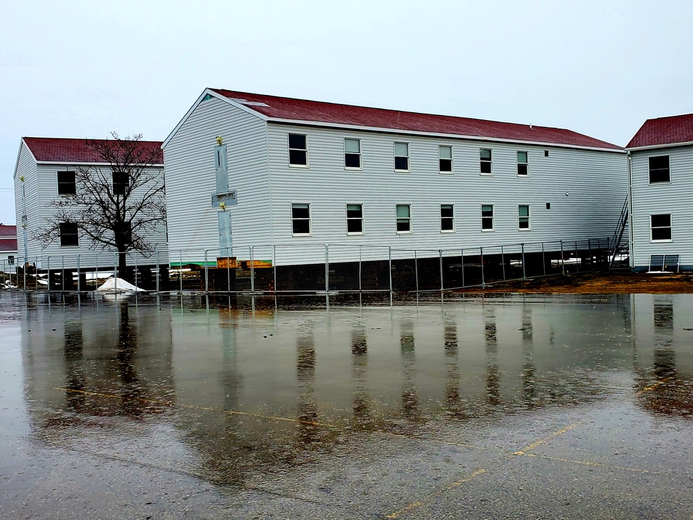 Contractor moves first two World War II-era barracks at Fort McCoy