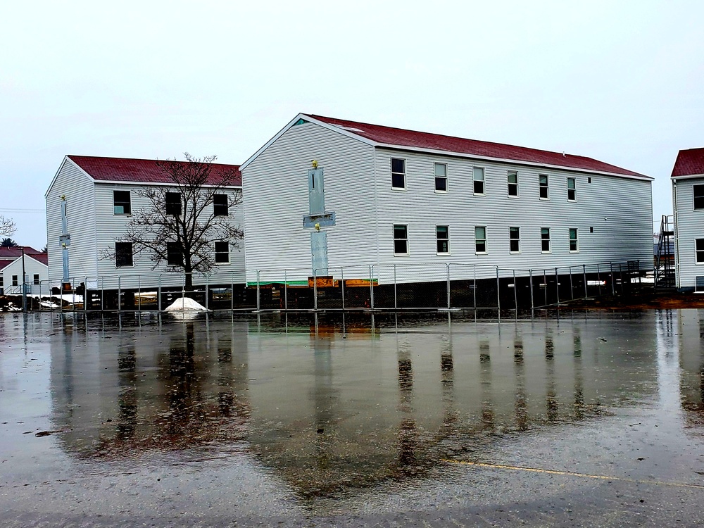 Contractor moves first two World War II-era barracks at Fort McCoy