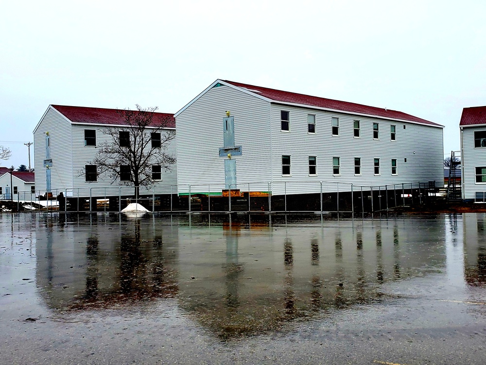 Contractor moves first two World War II-era barracks at Fort McCoy