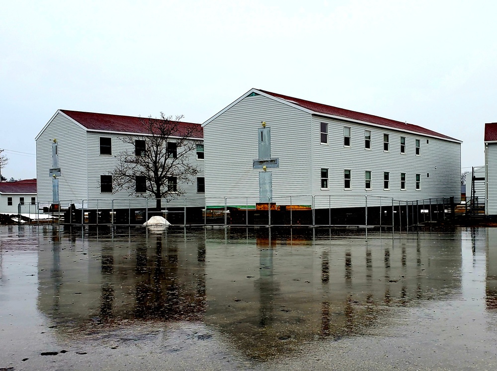 Contractor moves first two World War II-era barracks at Fort McCoy