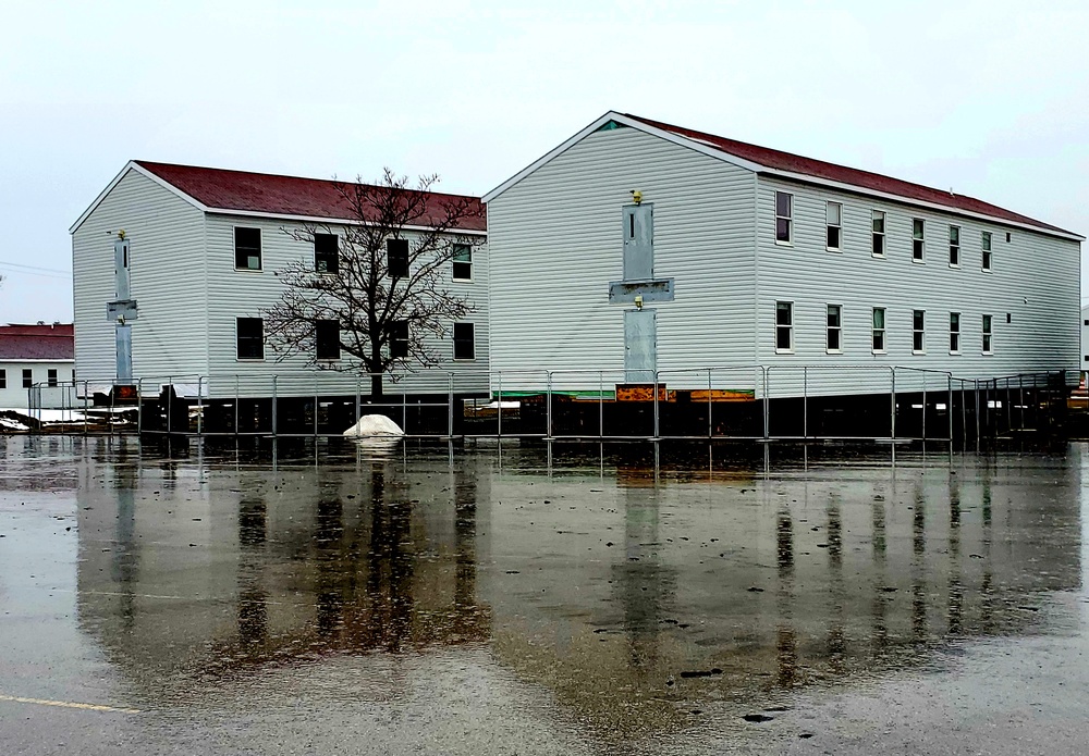 Contractor moves first two World War II-era barracks at Fort McCoy