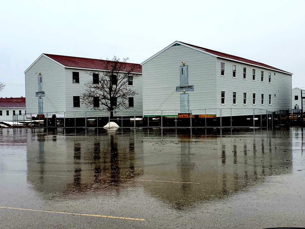 Contractor moves first two World War II-era barracks at Fort McCoy